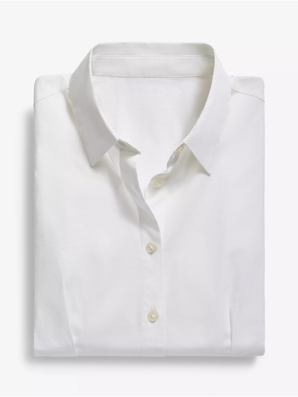 Ann Taylor White Button Down Shirt Size S NWT Classic Blouse - Picture 5 of 5